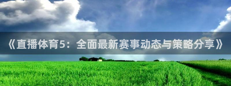 新球体育app：《直播体育5：全面最新赛事动态与策略分享》