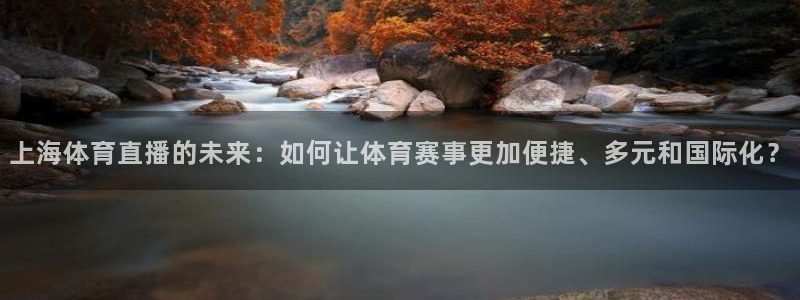 新体球即时比分新球体育：上海体育直播的未来：如何让体育赛事更加便捷、多元和国际化？